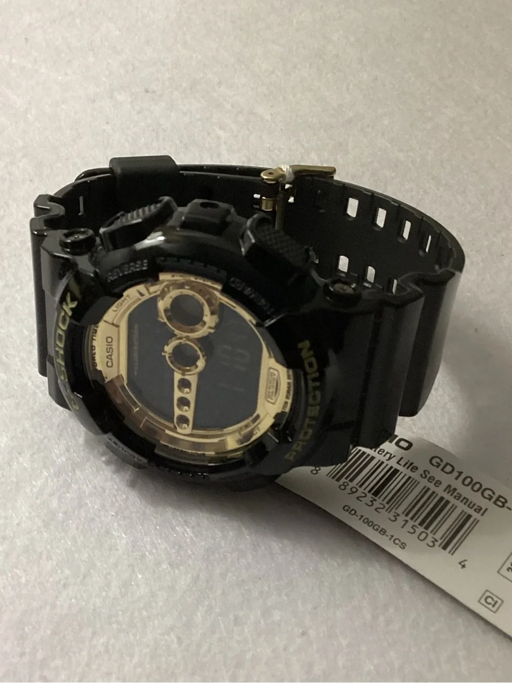 Casio G-Shock Japanese Quartz Black Resin Watch 51.2mm